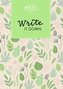 Write It Down - Notizbuch (Blättermotiv) A5 | dotted | Hardcover
