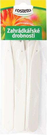 Menovka zapich Rosteto L 6 biela 15x1,7 cm (sada 15ks) rovná