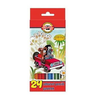 KOH-I-NOOR Pastelky Krtek 24 farieb