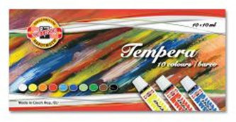 Koh-i-noor súprava temperových farieb 10 x 10ml