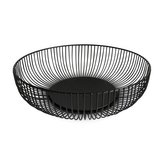 MÍSA NA OVOCE DRÁTĚNA ČERNÁ 28X15,5X7,5CM