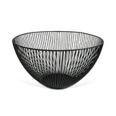 MÍSA NA OVOCE DRÁTĚNA ČERNÁ 25X9,5X14,5CM