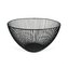 MÍSA NA OVOCE DRÁTĚNA ČERNÁ 25X9,5X14,5CM