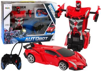 Robot Transformer R/C 2v1 červený