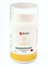 Betula pendula Regenerační krém s kozím kolostrem 24 h s vůní růže 100 ml