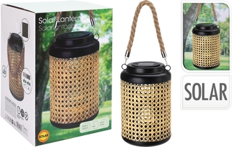 Kovová solární lucerna LED 23x15 cm