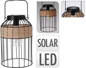 Solární LED lampa 25x16 cm