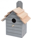 Ptačí budka šedá, dřevěná