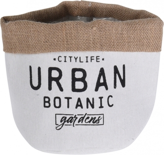 Textilní květináč Urban botanic 17x17 cm