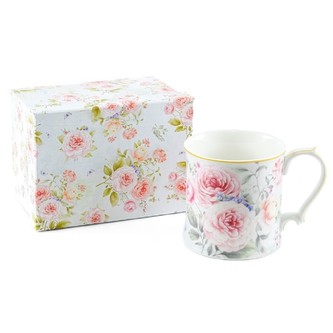 HOME ELEMENTS Hrnek 360 ml, Růže