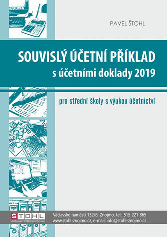 Souvislý účetní příklad s účetními doklady 2019