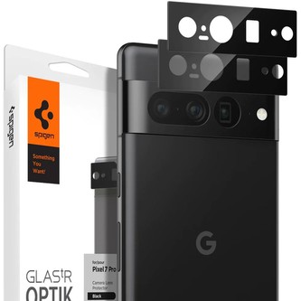 Spigen Glass Optik 2 Pack tvrzené sklo pro Google Pixel 7 Pro černé