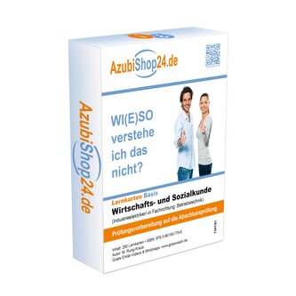 AzubiShop24.de Lernkarten Wirtschafts- und Sozialkunde Verfahrensmechaniker Beschichtungstechnik Prüfungsvorbereitung Wiso Prüfu