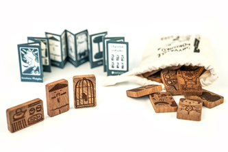 DWOOD Obyvatelé pokojíků 27 dílů - doplněk k dřevěné stavebnici - v pytlíku