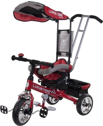 Tříkolka se stříškou LUXUS XG18819G_červená