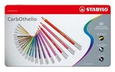 Pastely STABILO CarbOthello, sada 60 ks v kovovém pouzdru