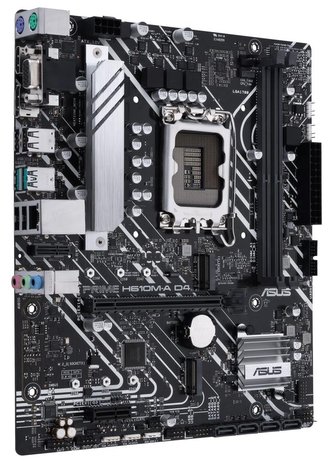 ASUS PRIME H610M-A D4 / H610 / LGA1700 / 2x DDR4 / M.2 / HDMI / DP / D-Sub / mATX ASUS PRIME H610M-A D4 / H610 / LGA1700 / 2x DDR4 / M.2 / HDMI / DP / D-Sub / mATX