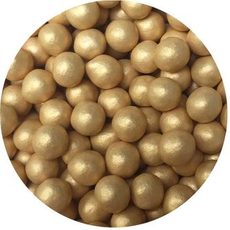 Zdobení čokoládové perličky malé zlaté 70g - Scrumptious