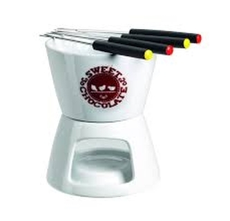 Fondue keramika 6ks  CHOCOLATE