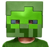 Maska Minecraft - Zombie, detská