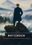Notizbuch klein A5 Blanko - Notizheft 44 Seiten 90g/m² - Softcover Caspar David Friedrich "Der Wanderer über dem Nebelmeer" - FS