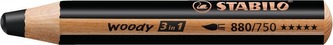 STABILO woody 3 in 1 černá