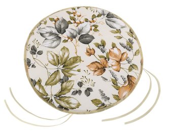 Sedák EMA kulatý hladký - podzimní listí - průměr 40 cm, výška puru 2 cm