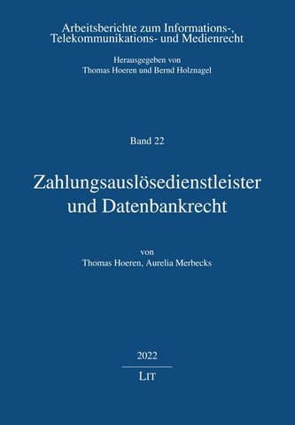 Zahlungsauslösedienstleister und Datenbankrecht