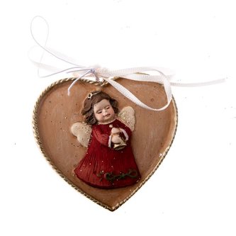 Závěsné srdíčko s andělem, 24/288