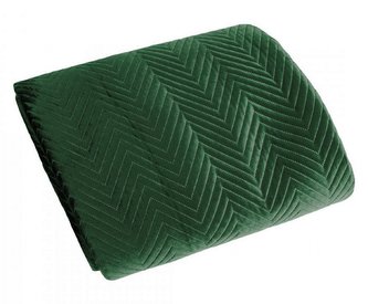 Přehoz na sedačku - pohovku - postel SOFINKA zelená 200x220 cm Mybesthome