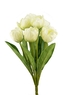 Kytice tulipánů 43 cm, bílá