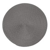 Prostírání kulaté JUDYTA šedá O 38 cm Mybesthome