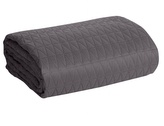Přehoz na sedačku - pohovku - postel ROBIN grafitová 200x220 cm Mybesthome