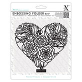 DOCRAFTS Xcut vyrezávacie kovové šablóny - kvetinové srdce