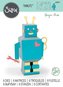 SIZZIX Thinlits vyrezávacie kovové šablóny - 3D robot