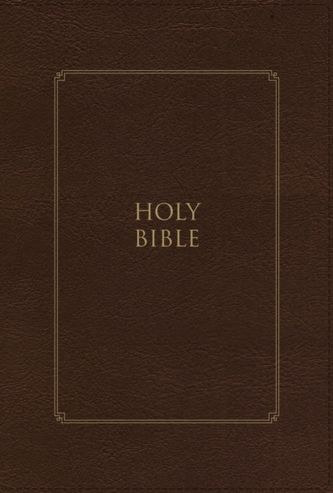 KJV, Thompson Chain-Reference Bible, Large Print, Leathersoft, Brown, Red Letter, Thumb Indexed, Comfort Print