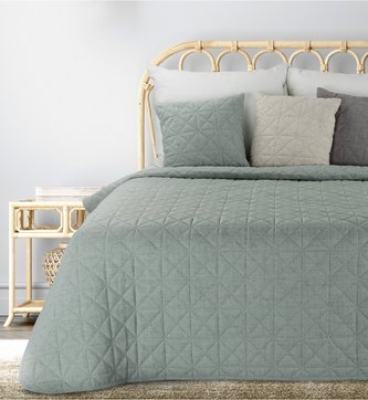 Přehoz na postel LENA II. mátová 220x240 cm Mybesthome