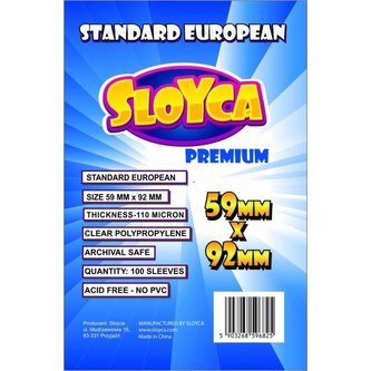 Koszulki Standard European Premium 59x92mm 100szt