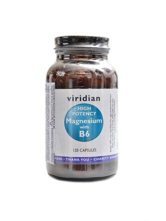 Viridian - High Potency Magnesium with B6 120 kapslí