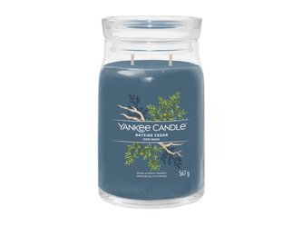 YANKEE CANDLE Bayside Cedar svíčka 567g / 5 knotů (Signature velký)