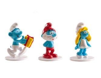 Figúrky na tortu šmolkovej 3ks - Dekora