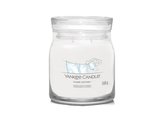 YANKEE CANDLE Clean Cotton svíčka 368g / 2 knoty (Signature střední)