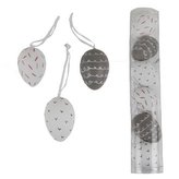 Dekorační vajíčka, 6 ks X4713