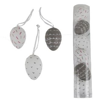 Dekorační vajíčka, 6 ks X4713