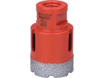 EXTOL PREMIUM korunka vykružovací diamantová, O 38mm, závit M14