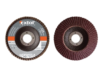 EXTOL PREMIUM kotouč lamelový šikmý korundový, P40, O 125mm