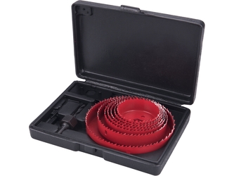 EXTOL PREMIUM vrtáky vykružovací korunkové, 7průměrů O 64-127mm