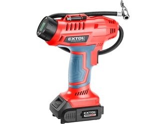 EXTOL PREMIUM kompresor domácí aku SHARE20V, 20V Li-ion, 2000mAh