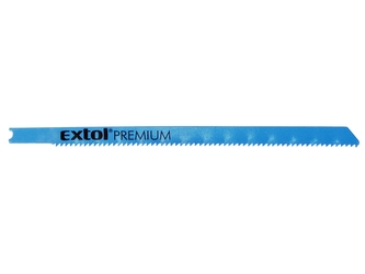 EXTOL PREMIUM plátky do přímočaré pily 5ks, 106x1,8mm, Bi-metal