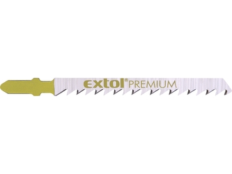 EXTOL PREMIUM plátky do přímočaré pily 5ks, 75x4,0mm, HCS